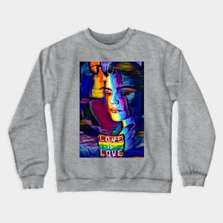 Love is Love (LGBT) Crewneck Sweatshirt